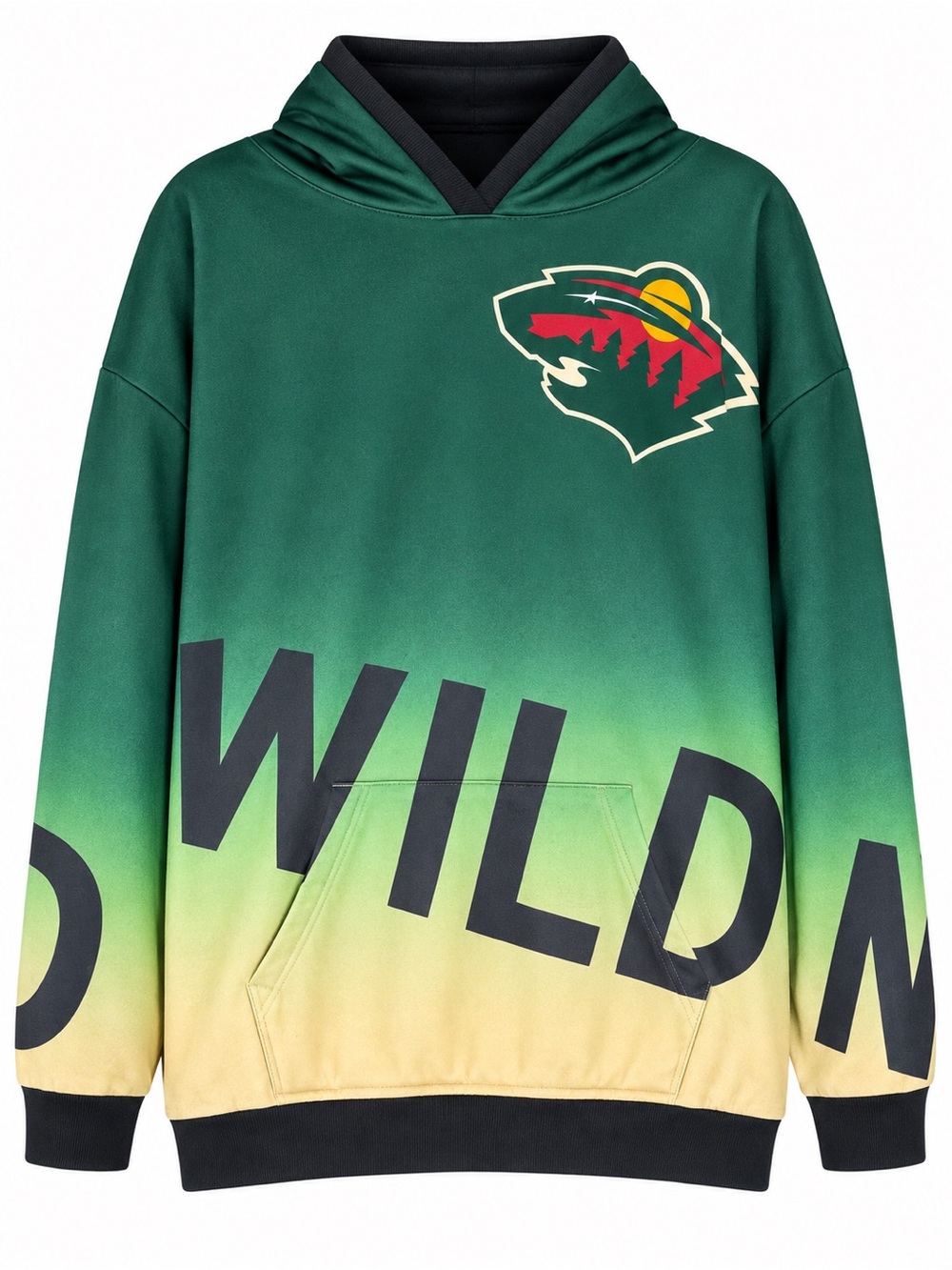 Minnesota Wild Reversible Hoodie Stadium Essentials XL NWT NHL 2-in-1